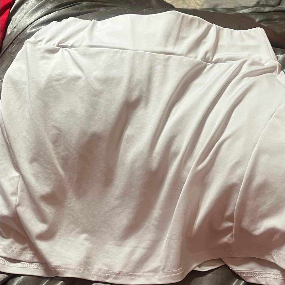White tennis  Skirt - size xl